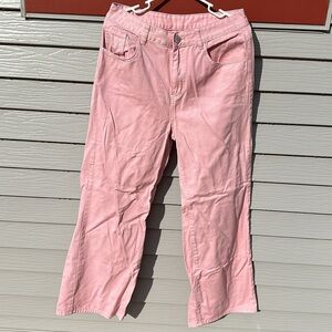 SHEIN W31 Pink Flare Jeans